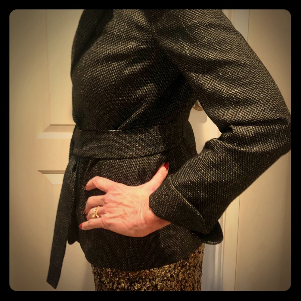 Classiques Entire Atlier Tweed Blazer with belt